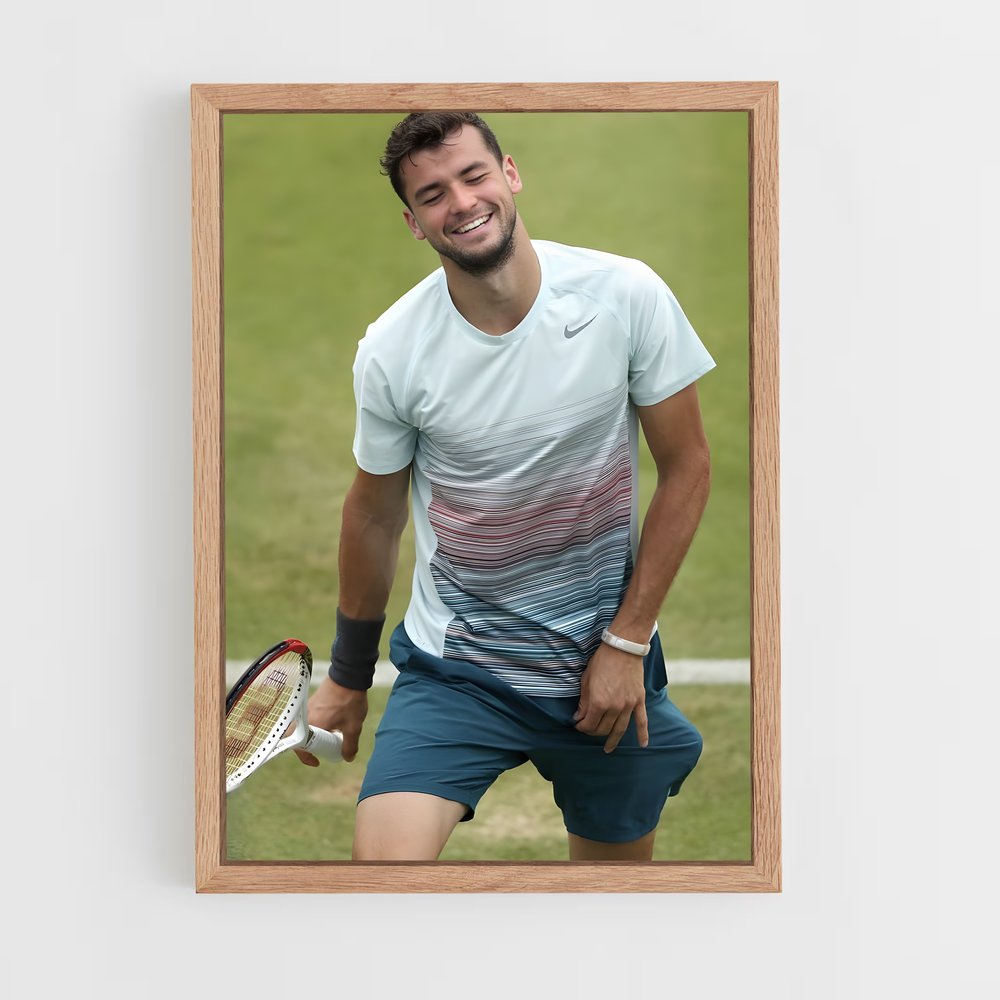 Poster Grigor de dimitrov – affiche Tennis (vue 4)